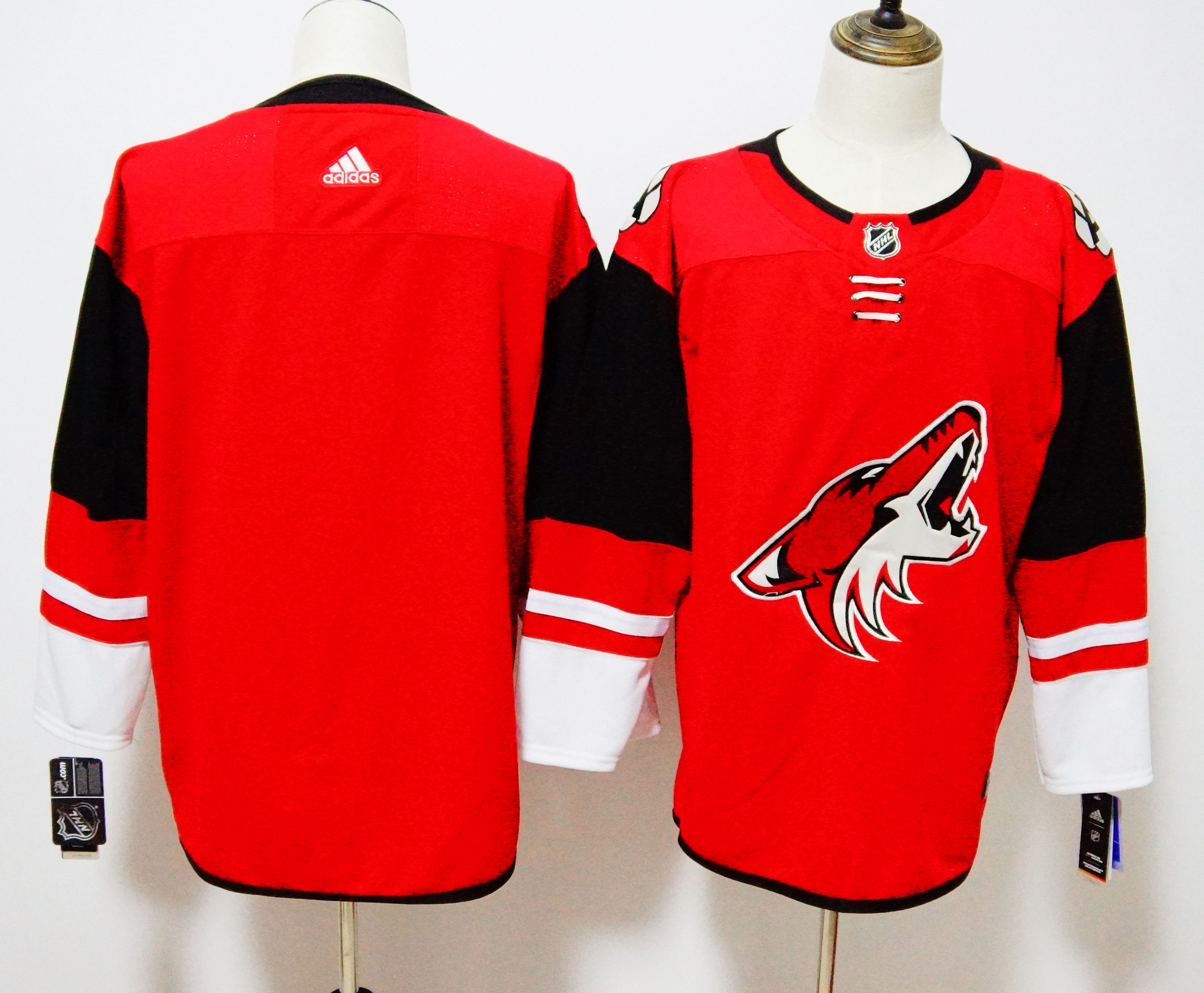 Men Arizona Coyotes Blank Red Hockey Stitched Adidas NHL Jerseys->new york rangers->NHL Jersey